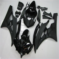 US STOCK NT Aftermarket Injection ABS Plastic Fairing Fit for YZF R6 2006-2007 Black N048 Available in TX