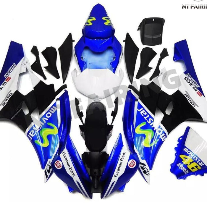 NT Aftermarket Injection ABS Plastic Fairing Fit for YZF R6 2006-2007 Blue Black White N082