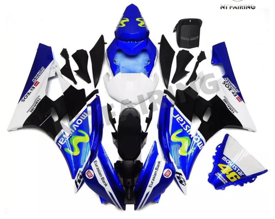 NT Fairing Fit for Yamaha 2006-2007 YZF-R6 N082- Blue Black White | ABS Injection
