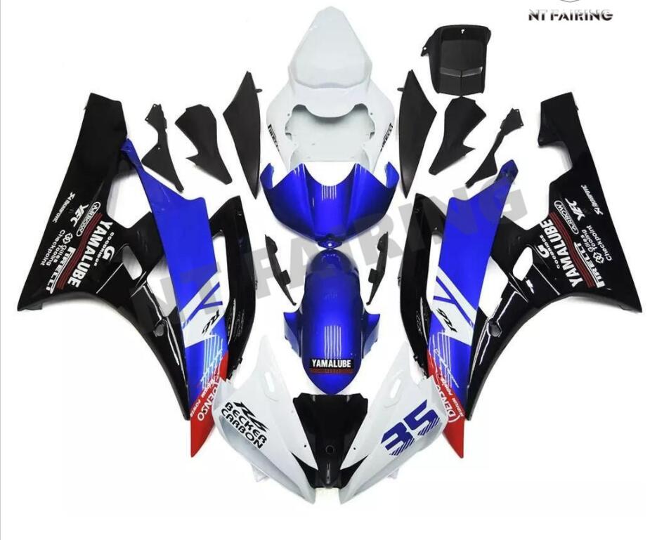 NT Fairing Fit for Yamaha 2006-2007 YZF-R6 N083- Blue White | ABS Injection