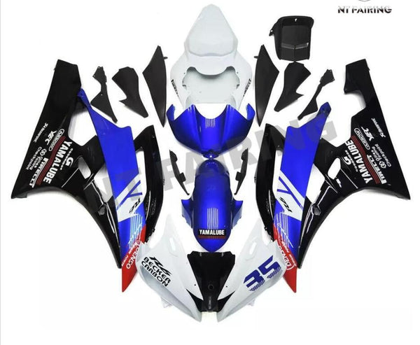 NT Aftermarket Injection ABS Plastic Fairing Fit for YZF R6 2006-2007 Blue White N083