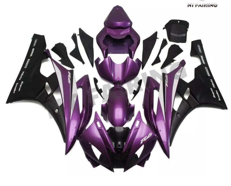 NT Fairing Fit for Yamaha 2006-2007 YZF-R6 N088- Purple Black | ABS Injection