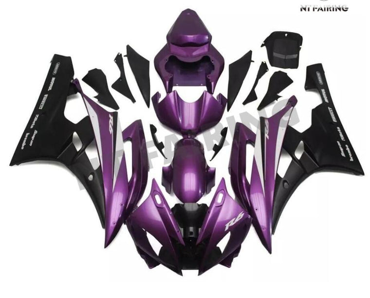 NT Fairing Fit for Yamaha 2006-2007 YZF-R6 N088- Purple Black | ABS Injection