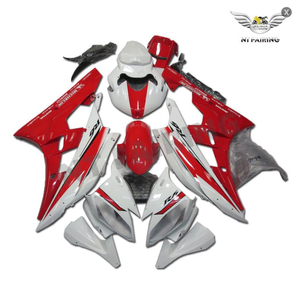 NT Aftermarket Injection ABS Plastic Fairing Fit for YZF R6 2006-2007 Red White N105