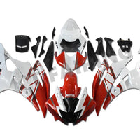 NT Aftermarket Injection ABS Plastic Fairing Fit for YZF R6 2006-2007 Red White N111