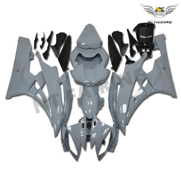 NT Aftermarket Injection ABS Plastic Fairing Fit for YZF R6 2006-2007 Nardo Gray