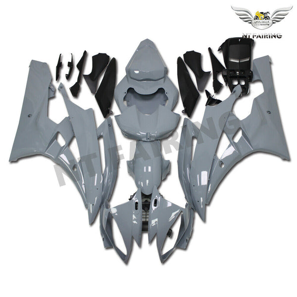 NT Aftermarket Injection ABS Plastic Fairing Fit for YZF R6 2006-2007 Nardo Gray