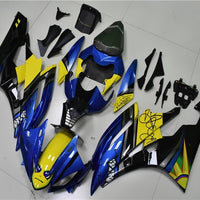 NT Aftermarket Injection ABS Plastic Fairing Fit for YZF R6 2006-2007 Blue Shark N066