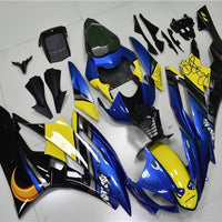 NT Aftermarket Injection ABS Plastic Fairing Fit for YZF R6 2006-2007 Blue Shark N066