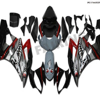 NT Aftermarket Injection ABS Plastic Fairing Fit for YZF R6 2006-2007 Red Gray Black Shark N112