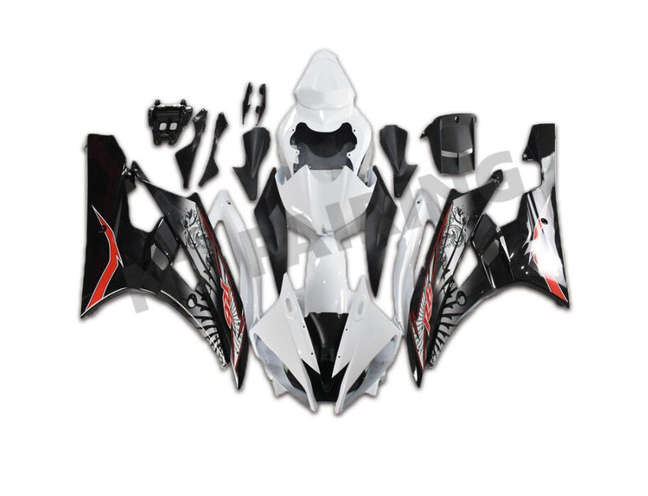 NT Fairing Fit for Yamaha 2006-2007 YZF-R6 N118- White Black Red | ABS Injection