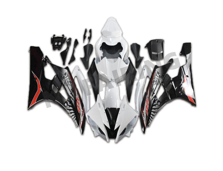 NT Fairing Fit for Yamaha 2006-2007 YZF-R6 N118- White Black Red | ABS Injection