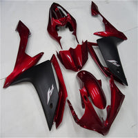 NT Aftermarket Injection ABS Plastic Fairing Fit for YZF R1 2007-2008 Red Black N033