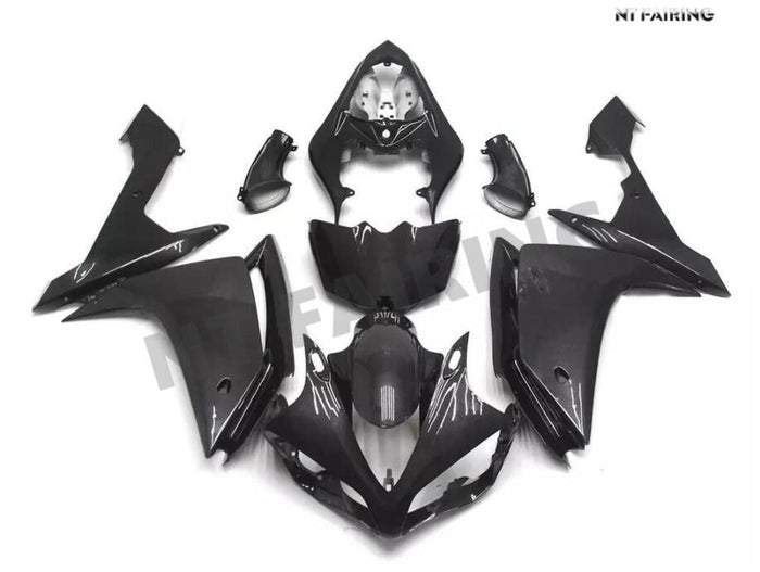 NT Aftermarket Injection ABS Plastic Fairing Fit for YZF R1 2007-2008 Black N045