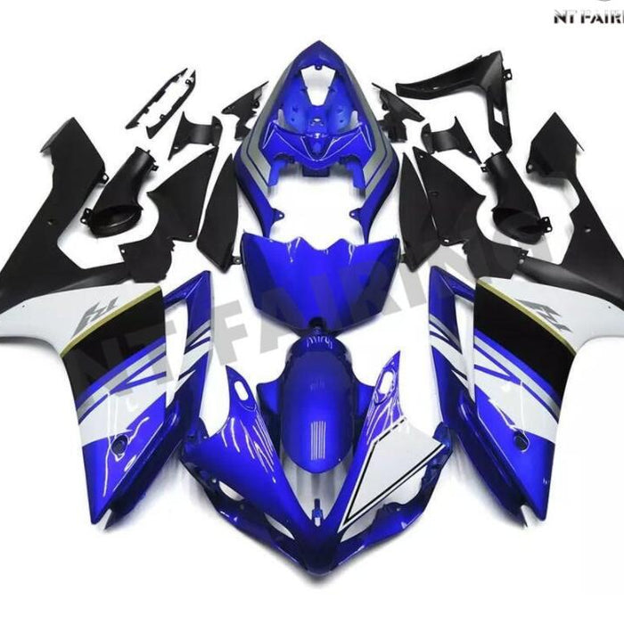 US STOCK NT Aftermarket Injection Fairing Kit Fit for YZF R1 2007-2008 Blue White Black N060 Available in CA