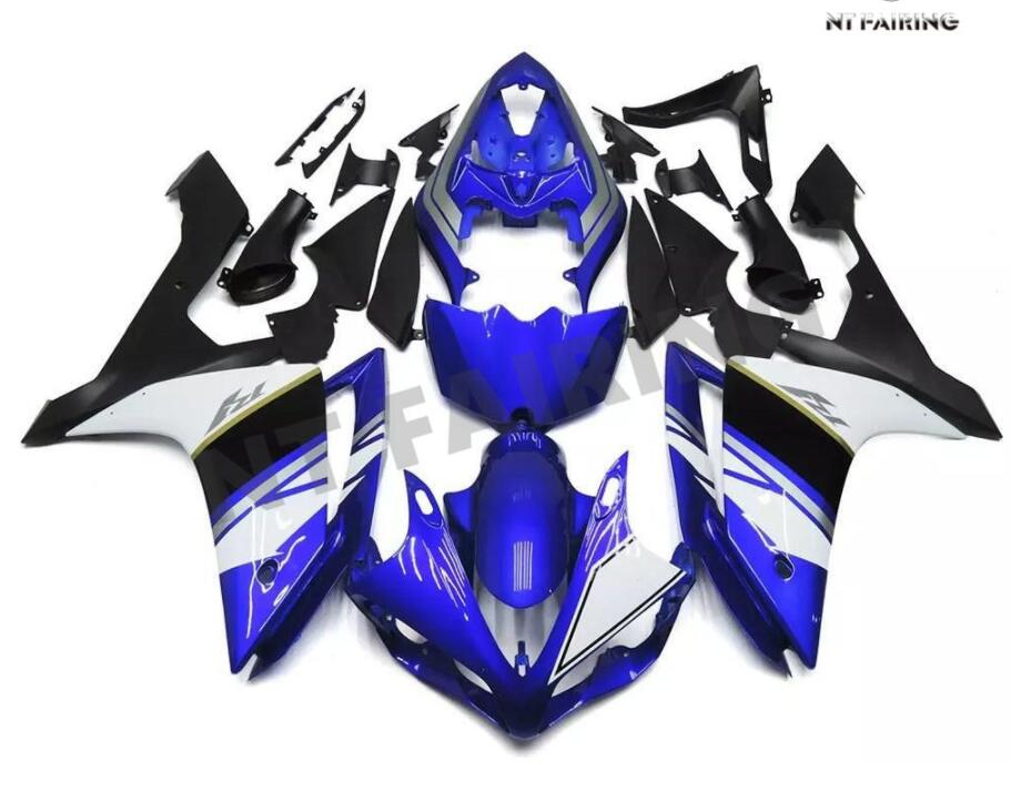 NT Fairing Fit for Yamaha 2007-2008 YZF-R1 N060- Blue White Black | ABS Injection