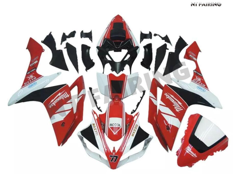 NT Fairing Fit for Yamaha 2007-2008 YZF-R1 N050- Red White Black | ABS Injection
