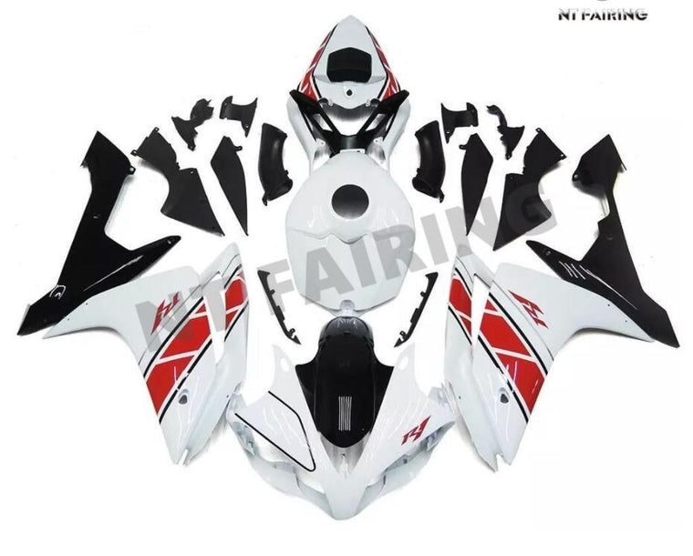 NT Fairing Fit for Yamaha 2007-2008 YZF-R1 N066- Red White Black | ABS Injection, US Stock