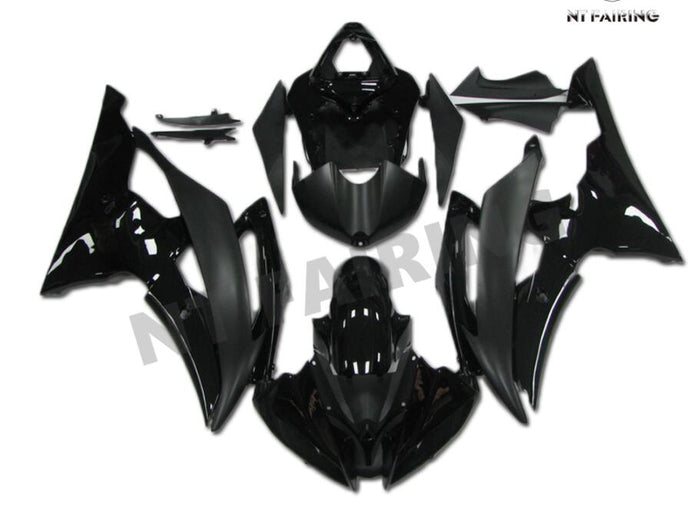 NT Aftermarket Injection ABS Plastic Fairing Fit for YZF R6 2008-2016 Glossy Matte Black N001