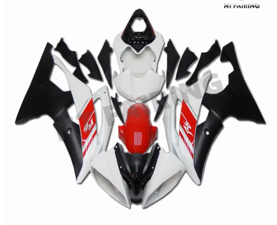 NT Fairing Fit for Yamaha 2008-2016 YZF-R6 N021- Red White Black | ABS Injection