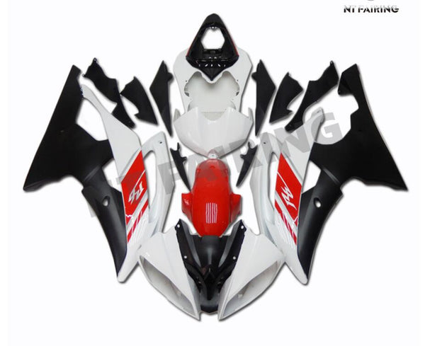 NT Aftermarket Injection ABS Plastic Fairing Fit for YZF R6 2008-2016 Red White Black N021