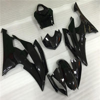 NT Aftermarket Injection ABS Plastic Fairing Fit for YZF R6 2008-2016 Glossy Black N059