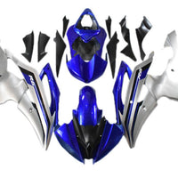 NT Aftermarket Injection ABS Plastic Fairing Fit for YZF R6 2008-2016 Blue Silver N074