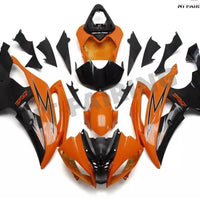 NT Aftermarket Injection ABS Plastic Fairing Fit for YZF R6 2008-2016 Orange Black N082