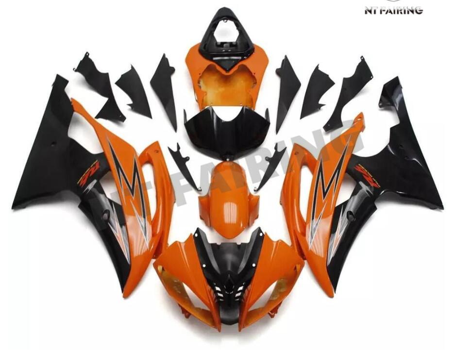 NT Fairing Fit for Yamaha 2008-2016 YZF-R6 N082- Orange Black | ABS Injection
