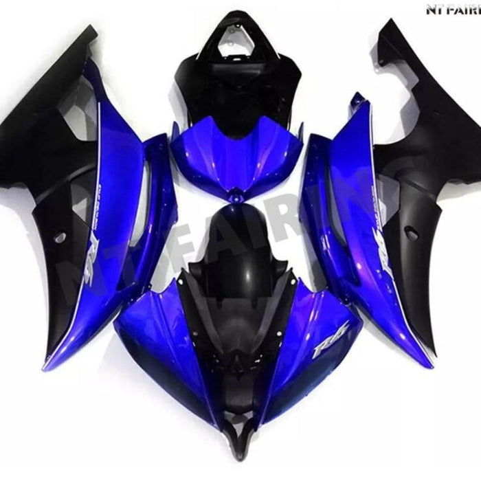 NT Aftermarket Injection ABS Plastic Fairing Fit for YZF R6 2008-2016 Blue Black N085