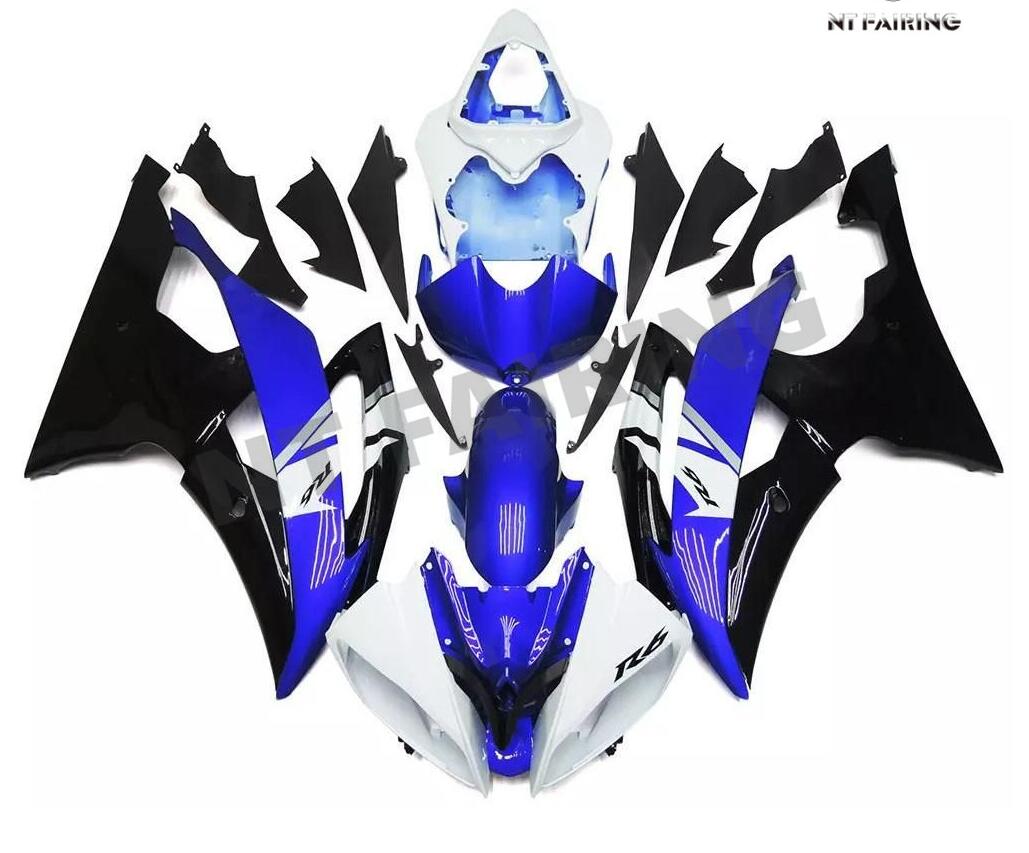 NT Fairing Fit for Yamaha 2008-2016 YZF-R6 N101- Blue White Black | ABS Injection