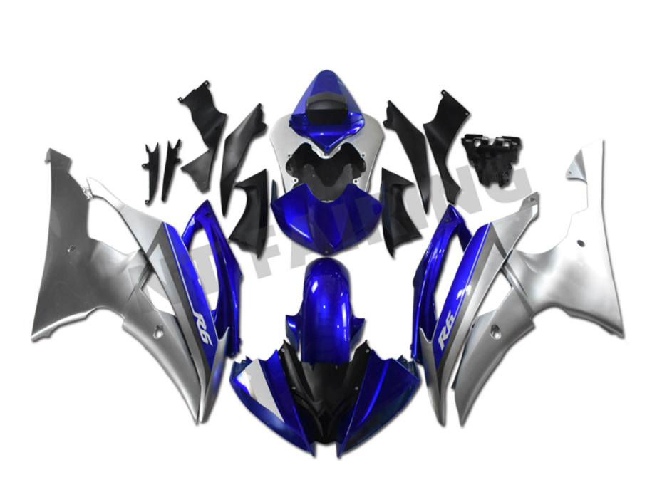 NT Fairing Fit for Yamaha 2008-2016 YZF-R6 N131- Blue White | ABS Injection