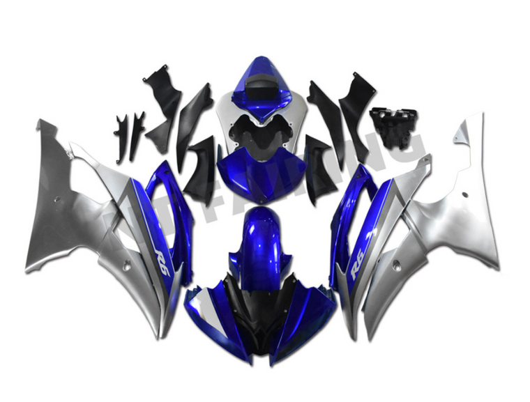 NT Fairing Fit for Yamaha 2008-2016 YZF-R6 N131- Blue White | ABS Injection