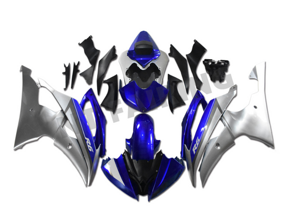 NT Aftermarket Injection ABS Plastic Fairing Fit for YZF R6 2008-2016 Blue White N131