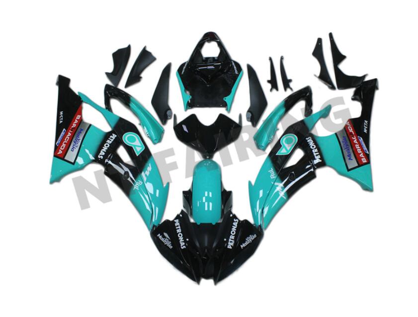 NT Fairing Fit for Yamaha 2008-2016 YZF-R6 N135- Teal Black | ABS Injection