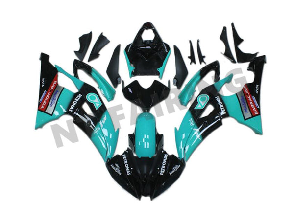 US STOCK NT Aftermarket Injection ABS Plastic Fairing Fit for YZF R6 2008-2016 Teal Black N135 Available in CA