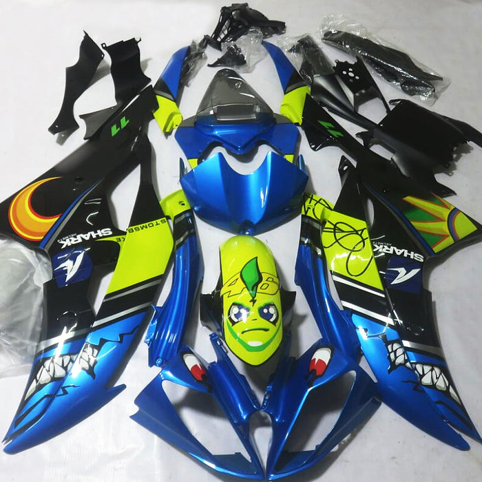 NT Aftermarket Injection ABS Plastic Fairing Fit for YZF R6 2008-2016 Shark N066
