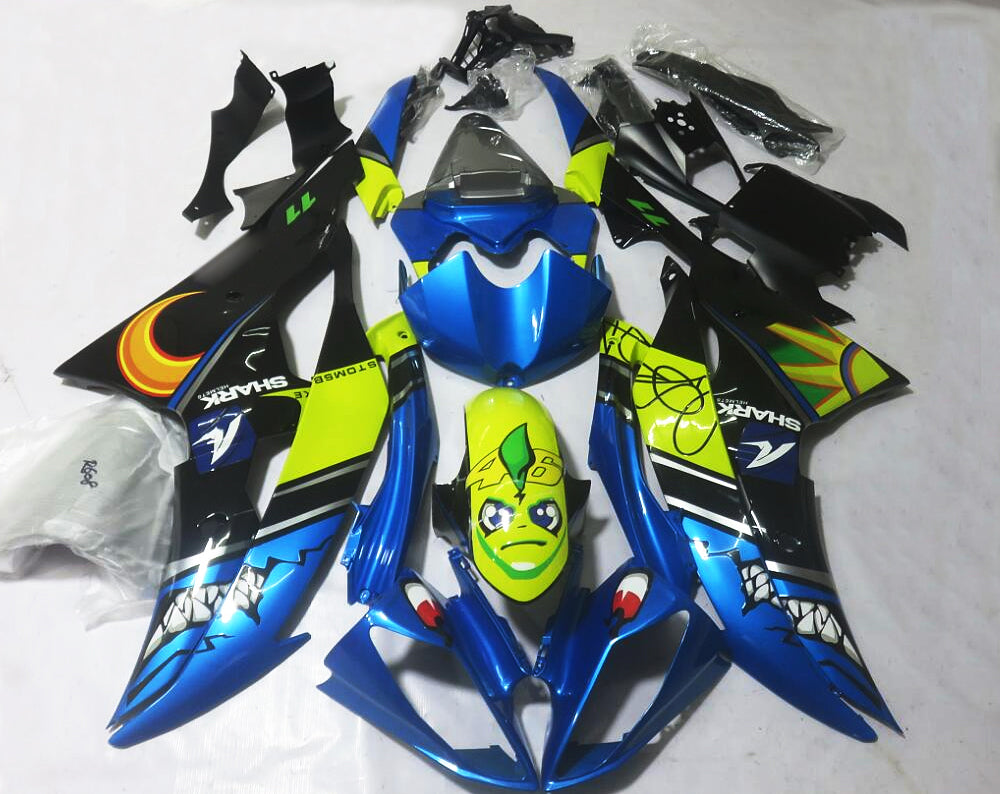 NT Fairing Fit for Yamaha 2008-2016 YZF-R6 N066- Shark | ABS Injection