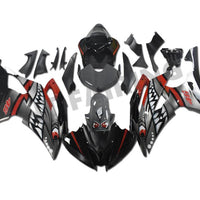 NT Aftermarket Injection ABS Plastic Fairing Fit for YZF R6 2008-2016 Grey Red Shark N132