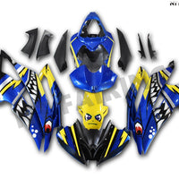 NT Aftermarket Injection ABS Plastic Fairing Fit for YZF R6 2008-2016 Blue Shark N136