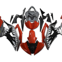 NT Aftermarket Injection ABS Plastic Fairing Fit for YZF R6 2008-2016 Red Gray Shark N140
