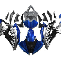 NT Aftermarket Injection ABS Plastic Fairing Fit for YZF R6 2008-2016 Blue Gray Shark N141