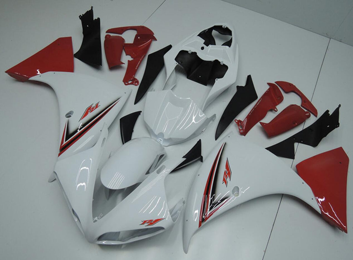 NT Fairing Fit for Yamaha 2009-2011 YZF-R1 N003- White Red | ABS Injection