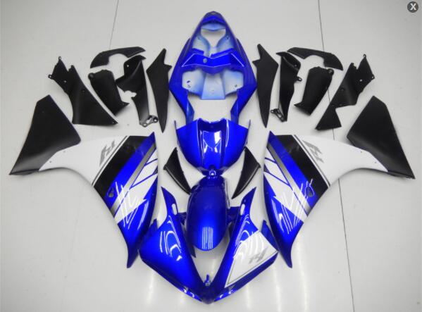 NT Fairing Fit for Yamaha 2009-2011 YZF-R1 N022- Blue White Black | ABS Injection, US Stock