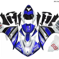 NT Aftermarket Injection ABS Plastic Fairing Fit for YZF R1 2009-2011 White Blue Silver N036