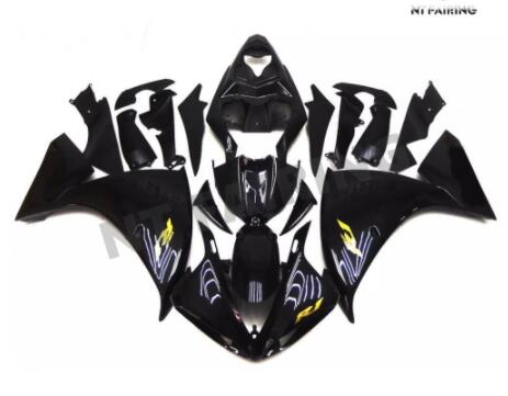 NT Fairing Fit for Yamaha 2009-2011 YZF-R1 N041- Black | ABS Injection