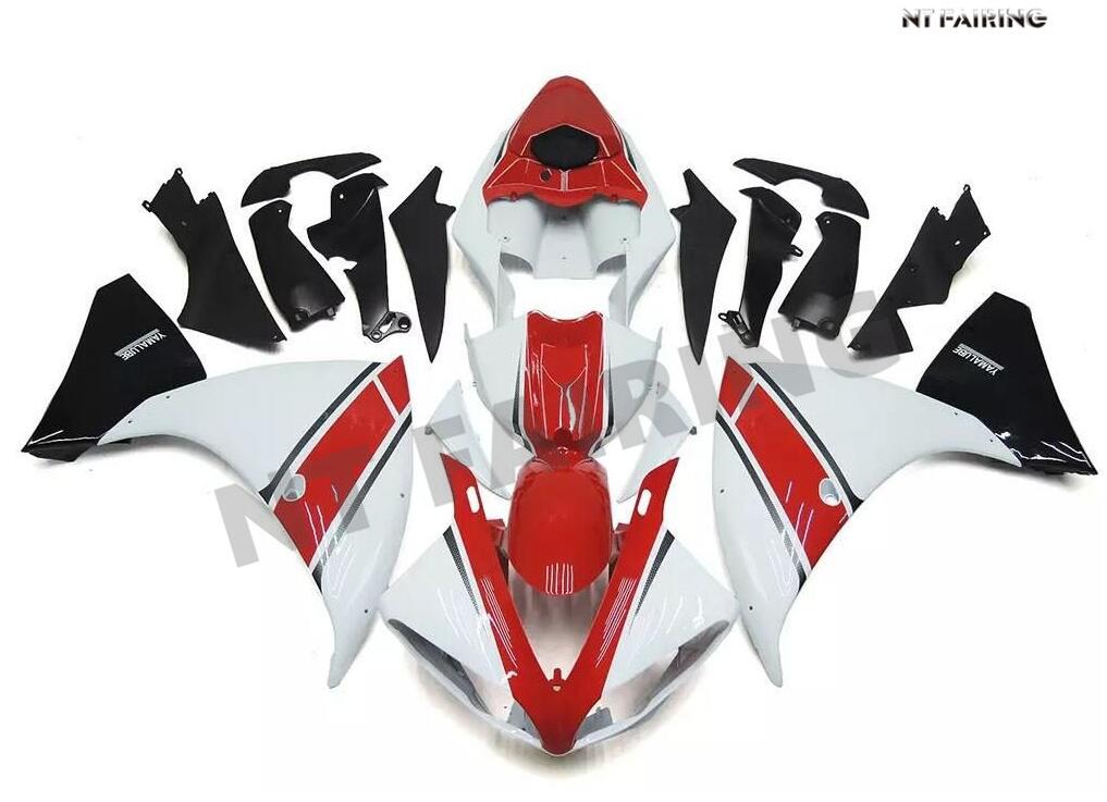 NT Fairing Fit for Yamaha 2009-2011 YZF-R1 N052- White Red | ABS Injection