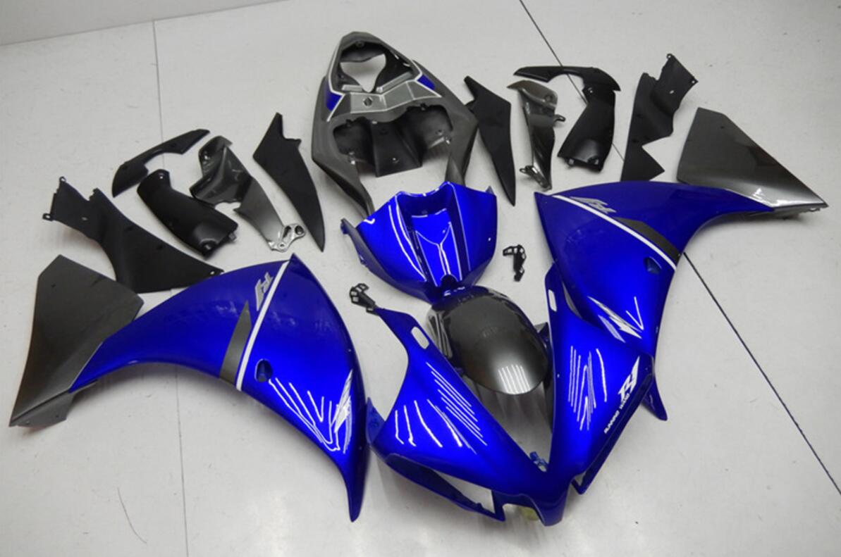 NT Fairing Fit for Yamaha 2012-2014 YZF-R1 N021- Black Blue | ABS Injection