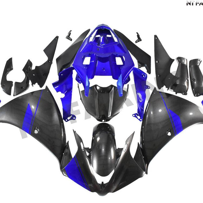 NT Aftermarket Injection ABS Plastic Fairing Fit for YZF R1 2012-2014 Black Blue N028