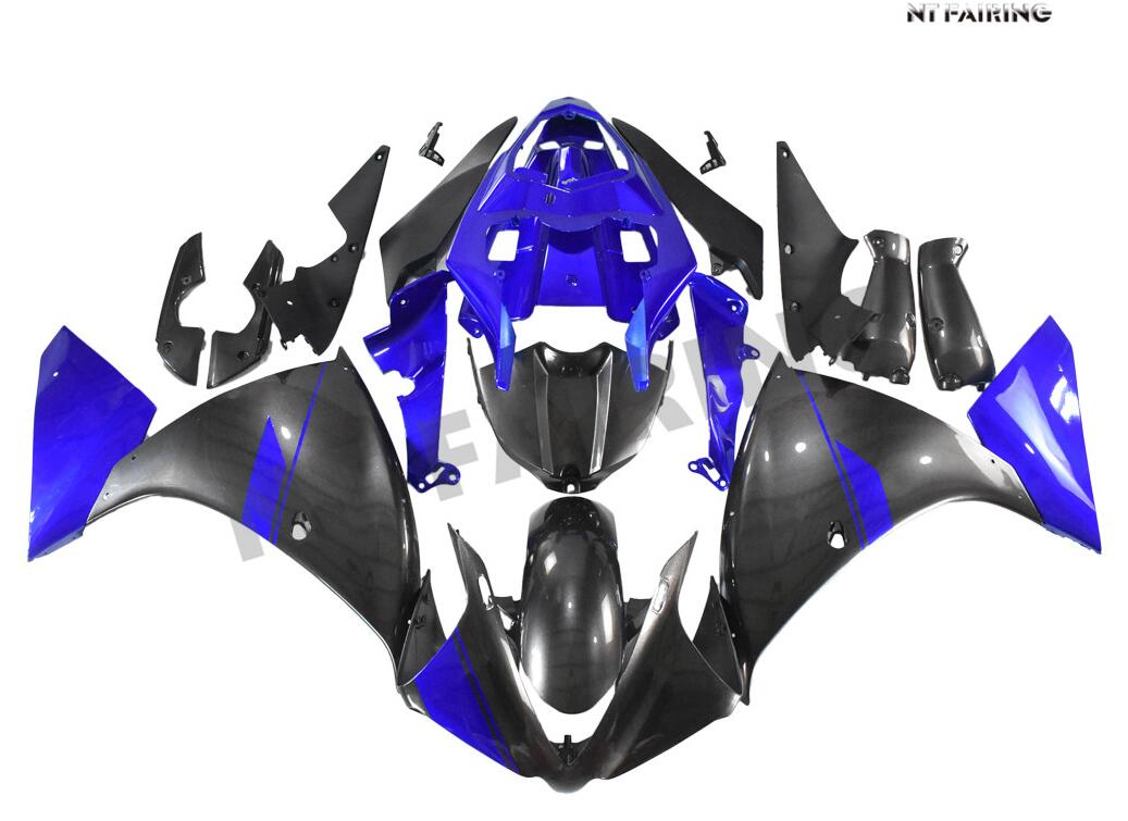 NT Fairing Fit for Yamaha 2012-2014 YZF-R1 N028- Black Blue | ABS Injection